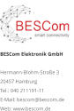 BESCom Elektronik GmbH Hermann-Blohm-Straße 3 20457 Hamburg Tel.: 040 211191-11 E-Mail: bescom@bescom.de Web: www.bescom.de