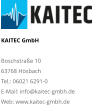 KAITEC GmbHBoschstraße 1063768 HösbachTel.: 06021 6291-0E-Mail: info@kaitec-gmbh.de Web: www.kaitec-gmbh.de