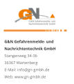 G&N Gefahrenmelde- und Nachrichtentechnik GmbH Stangenweg 34-36 36367 Wartenberg E-Mail: info@gn-gmbh.de Web: www.gn-gmbh.de
