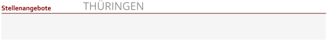THÜRINGEN Stellenangebote