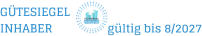 GÜTESIEGEL INHABER                  gültig bis 8/2027