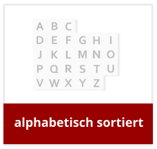 alphabetisch sortiert