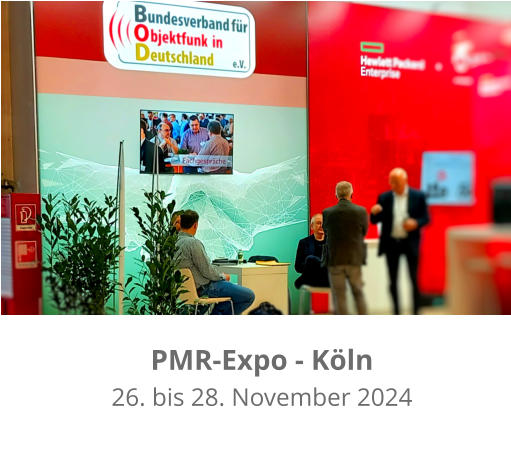 PMR-Expo - Köln 26. bis 28. November 2024