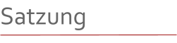 Satzung