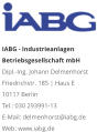 IABG - Industrieanlagen Betriebsgesellschaft mbH Dipl.-Ing. Johann Delmenhorst Friedrichstr. 185 | Haus E 10117 Berlin Tel.: 030 293991-13 E-Mail: delmenhorst@iabg.de Web: www.iabg.de
