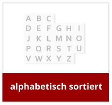 alphabetisch sortiert